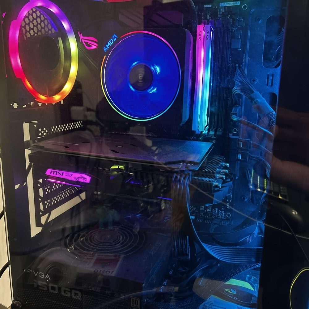 Budget dark RGB client PC build for Louie